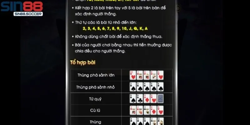 Hướng dẫn luật chơi và cách chơi game bài Poker